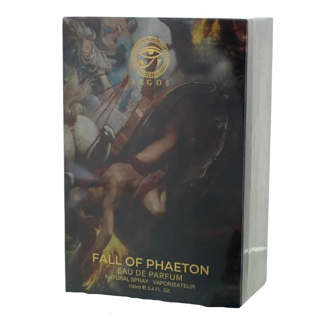 Argos Fall of Phaeton Eau De Parfum spray bottle, 3.4 oz (100ml), elegant packaging for men and women fragrance