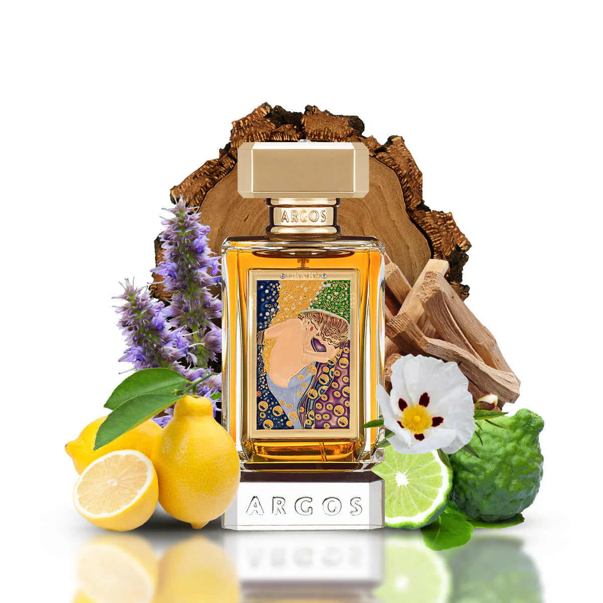 Argos Danae Eau De Parfum spray in a 3.4 oz (100ml) bottle, elegant packaging, showcasing the fragrance's stylish design.