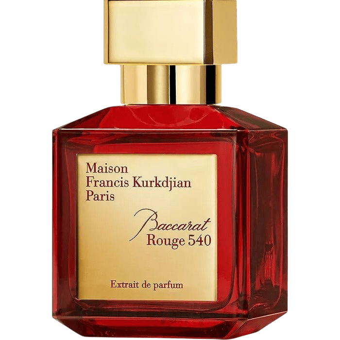 Maison Francis Kurkdjian Baccarat Rouge 540 Extrait de Parfum tester bottle on a plain background