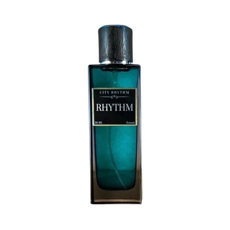 City Rhythm Rhythm Extrait perfume bottle from City Rhythm with sleek design and elegant packaging.
