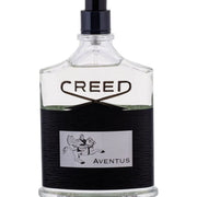 Creed Aventus Eau de Parfum tester bottle, 3.4 oz (100ml), spray with cap, showcasing the classic Creed fragrance packaging.