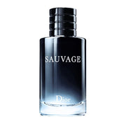 Dior Sauvage Eau de Toilette bottle with sleek design and silver cap, showcasing the iconic fragrance.