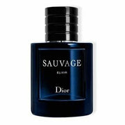 Dior Sauvage Elixir spray bottle, 3.4 oz (100ml), featuring sleek packaging and elegant design for a luxurious fragrance experience.