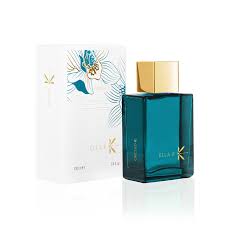 Ella K Orchid K Eau de Parfum spray, 3.4 oz, featuring a floral fragrance in a sleek bottle.