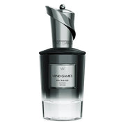 Mind Games Fragrance En Prise extrait de parfum bottle with elegant packaging and minimalist design.