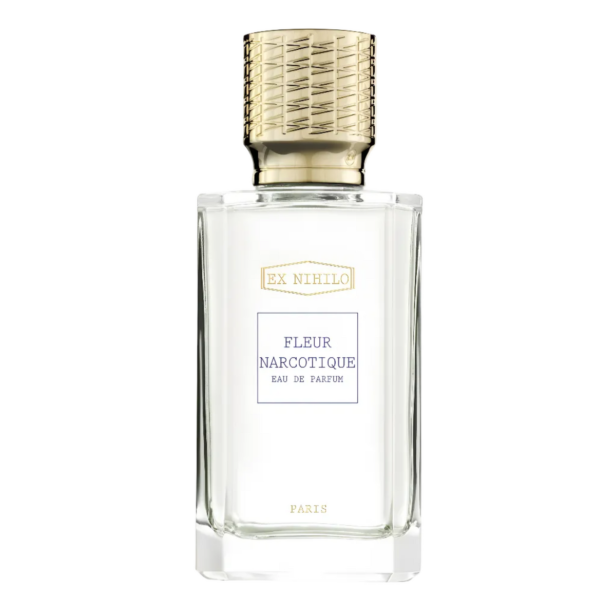 Ex Nihilo Fleur Narcotique Eau de Parfum spray in 3.4 oz bottle, featuring floral and fruity notes in a luxurious fragrance bottle.