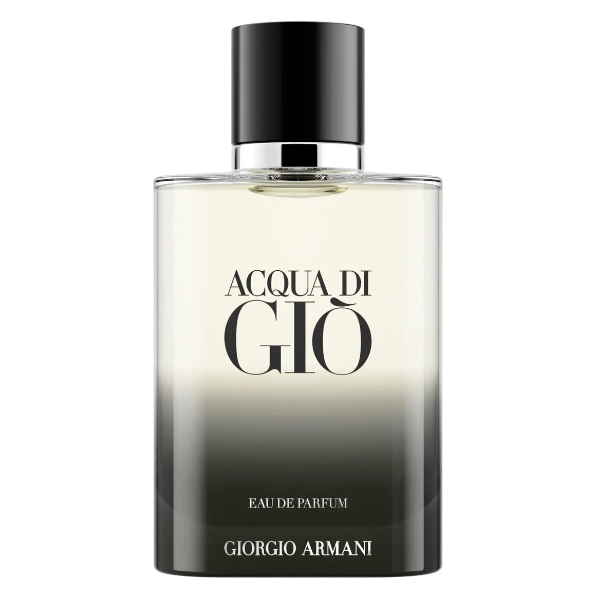 Giorgio Armani Acqua di Gio Eau de Parfum spray in 3.4 oz (100ml) with sleek bottle design, for men.
