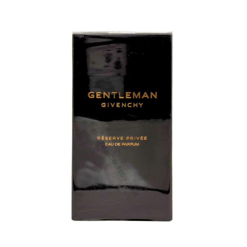Givenchy Gentleman Réserve Privée Eau de Parfum spray, 3.4 oz, stylish bottle with elegant design and sophisticated scent.