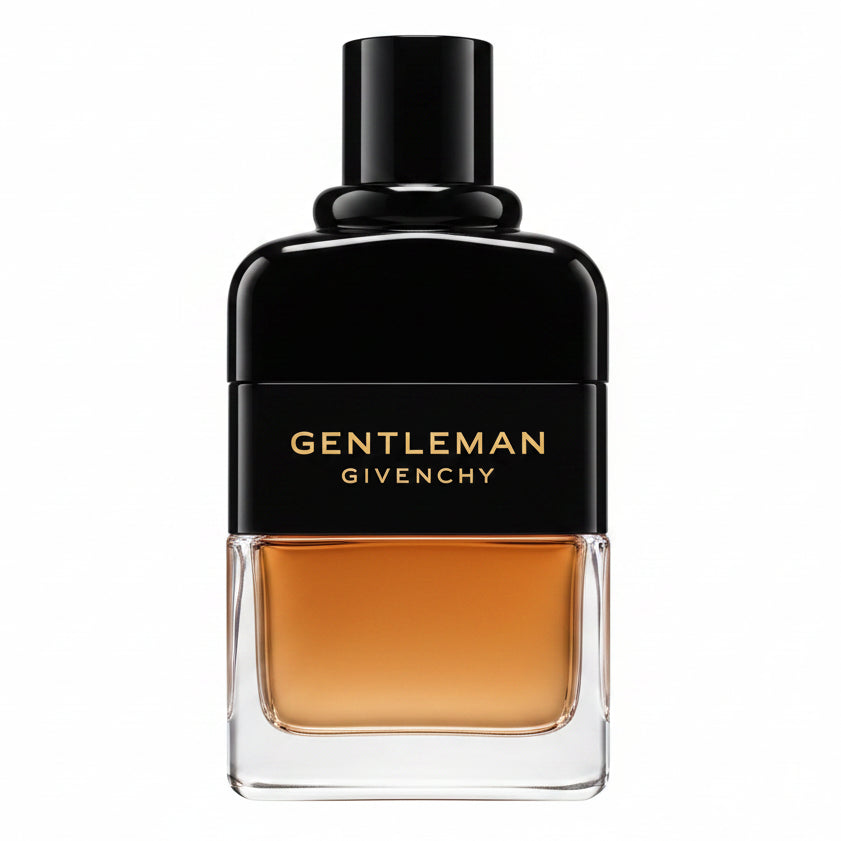 Givenchy Gentleman Réserve Privée Eau de Parfum spray in 3.4 oz (100ml), with elegant bottle and luxurious fragrance.