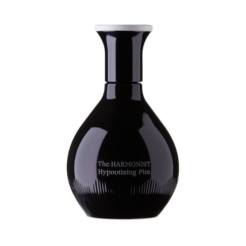 Harmonist Hypnotizing Fire Parfum spray bottle, 1.7 oz (50 ml), elegant glass container with a sleek design.
