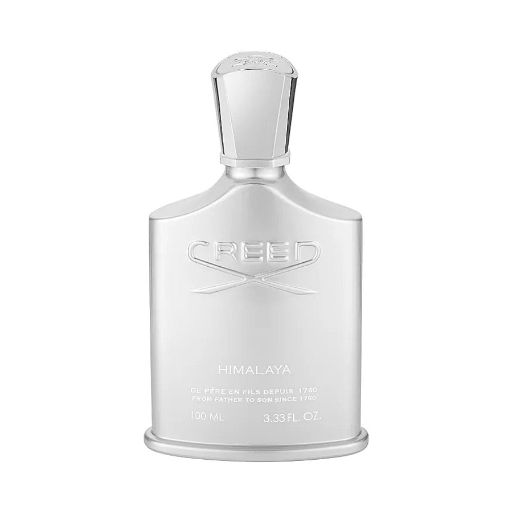 Creed Himalaya Eau de Parfum bottle with clean, minimalist design and mountain-inspired branding.
