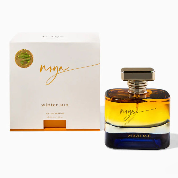 House of Noya Winter Sun Eau de Parfum spray in 3.4 oz bottle, featuring a warm, floral fragrance for women.