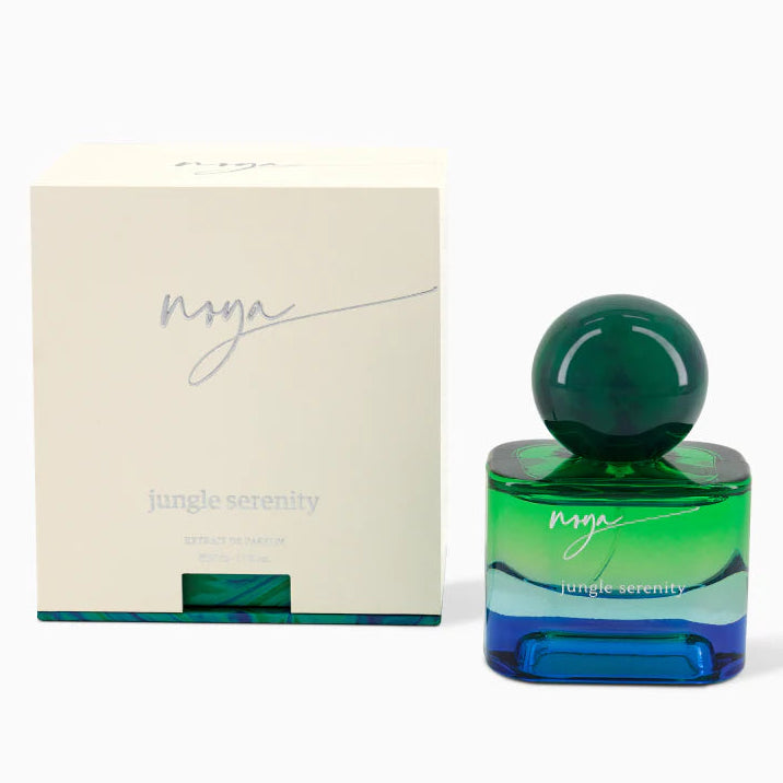 House of Noya Jungle Serenity extrait de parfum spray in 1.7 oz (50ml), featuring lush, tropical-inspired fragrance.