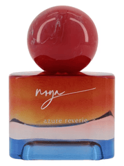 House of Noya Azure Reverie Extrait de Parfum spray, 1.7 oz, elegant glass bottle with a sleek design and floral accents.