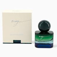 House of Noya Ancient Currents Extrait de Parfum bottle with elegant label and dark glass, showcasing luxury perfume design.