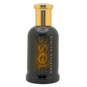 Hugo Boss Boss Bottled Elixir parfum intense spray in 3.4 oz bottle, featuring the elegant bottle design and branding.