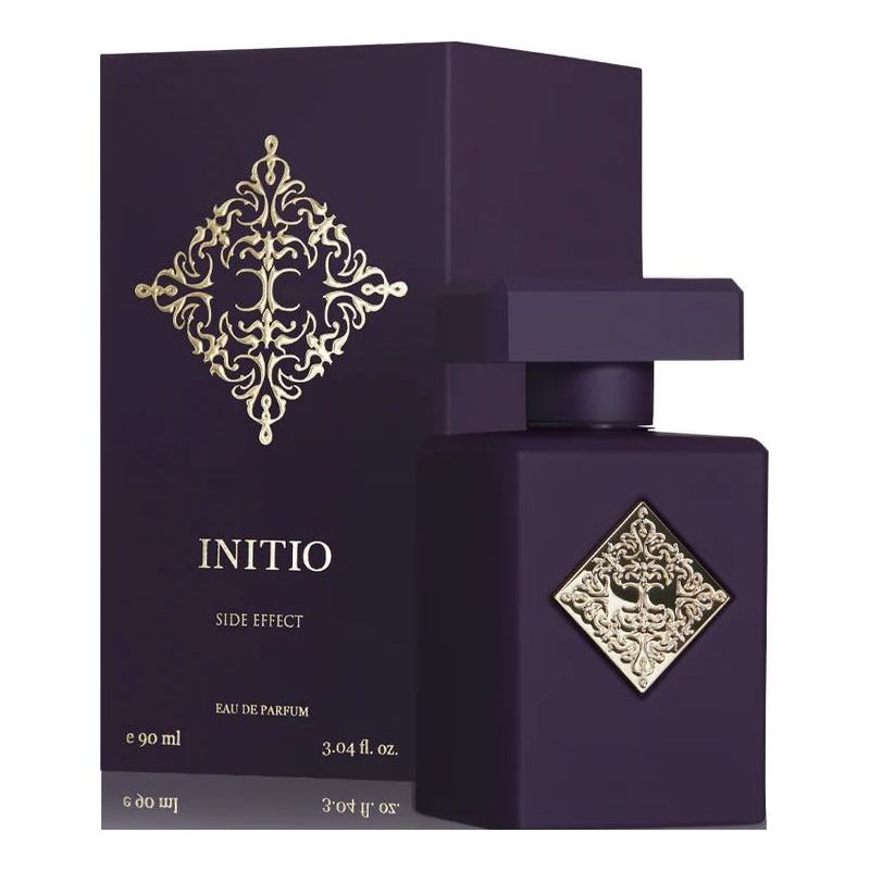 Initio Parfums Privés Side Effect Eau de Parfum spray in 3.04 oz bottle, displayed with the label visible.