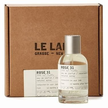 Le Labo Rose 31 Eau De Parfum spray bottle with 3.4 oz (100ml) for women, featuring floral and woody notes.