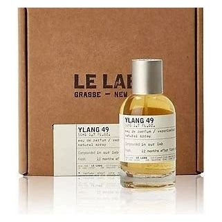 Le Labo Ylang 49 Eau De Parfum tester bottle, showcasing the elegant packaging and branding of this floral fragrance.