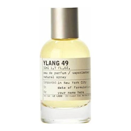 Le Labo Ylang 49 Eau De Parfum tester bottle, showcasing the sleek design and label of the Le Labo fragrance.