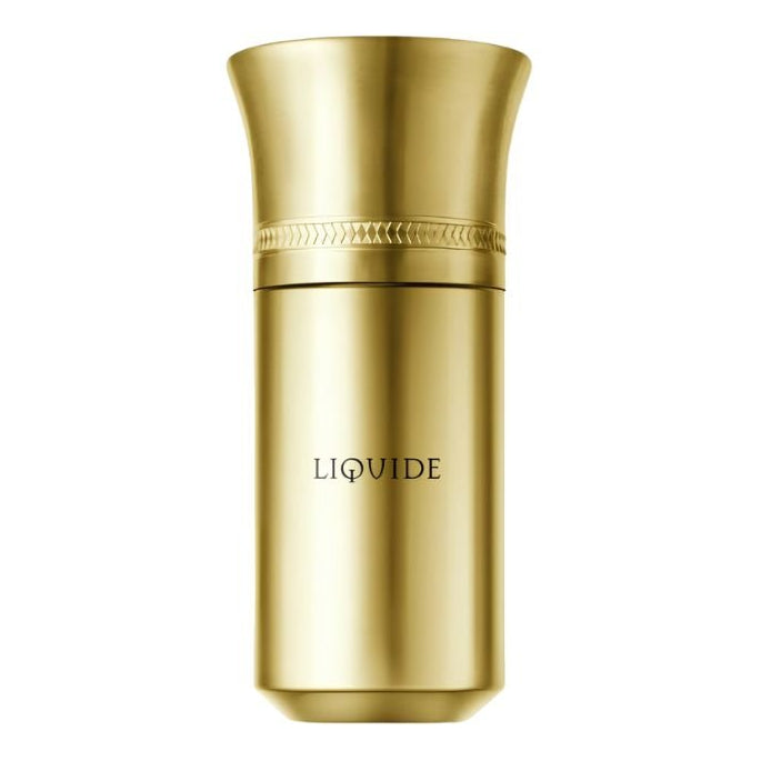 Liquides Imaginaires Liquide Gold Eau de Parfum spray in a 3.4 oz bottle, elegant design with golden accents