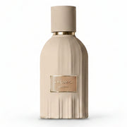 Amouage Lustre Eau de Parfum bottle with elegant gold accents and sleek design, showcasing luxury fragrance packaging.