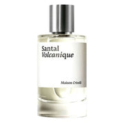 Maison Crivelli Santal Volcanique Eau de Parfum spray, 3.4 oz (100ml), elegant fragrance bottle with earthy and woody scent details.
