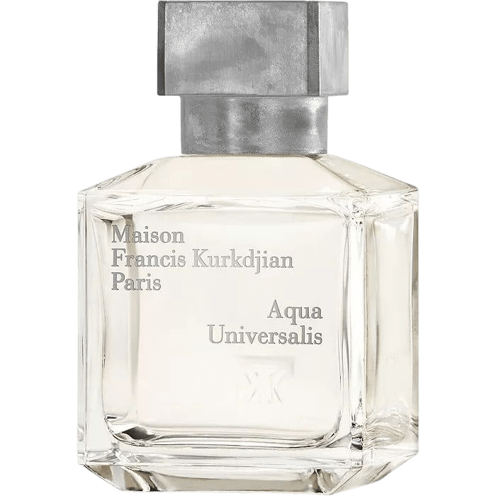Maison Francis Kurkdjian Aqua Universalis Eau de Toilette tester bottle, 70ml, with clear glass and minimalist label.