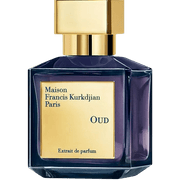 Maison Francis Kurkdjian Oud Extrait de Parfum spray, 70ml, elegant bottle with luxurious fragrance presentation