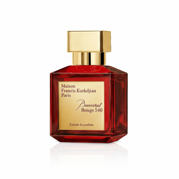 Maison Francis Kurkdjian Baccarat Rouge 540 Extrait de Parfum spray bottle with damaged plaque, 6.8 oz, fragrance tester image.