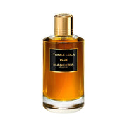Mancera Tonka Cola Eau de Parfum spray in 4 oz (120 ml), featuring a sleek bottle with a dark label and silver cap.