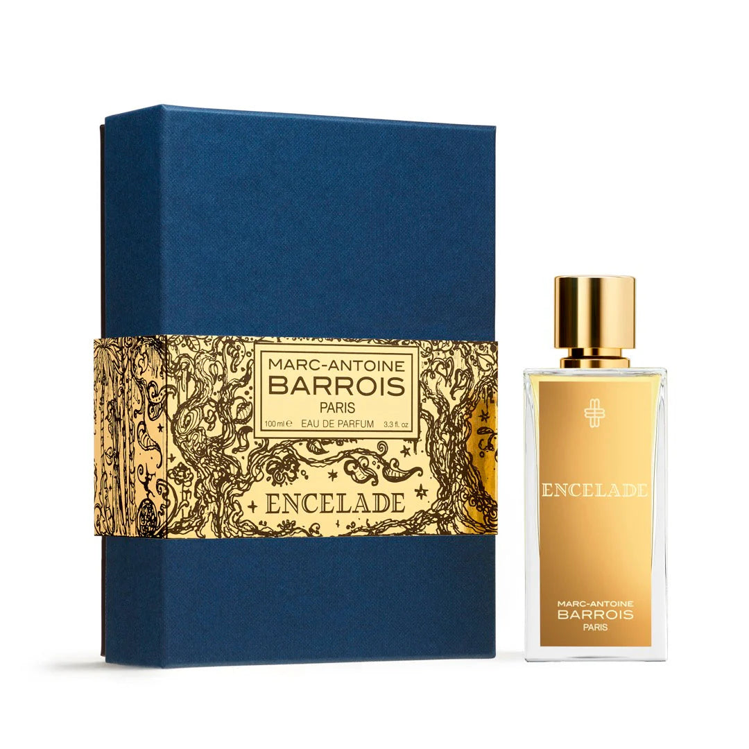 Marc-Antoine Barrois Encelade Eau de Parfum spray bottle, 3.4 oz (100ml), with elegant packaging and sleek design.