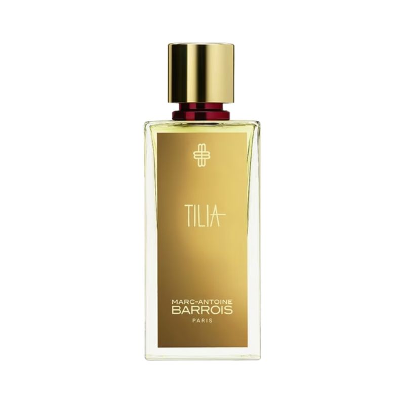 Marc-Antoine Barrois Tilia Eau de Parfum spray bottle, 3.4 oz (100ml), with elegant packaging and fragrance details.