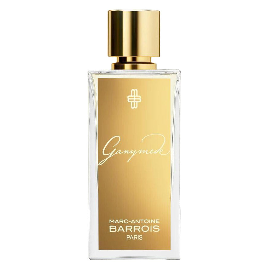 Marc-Antoine Barrois Ganymede Eau De Parfum bottle with elegant design and branding, displayed on a neutral background.
