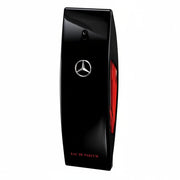 Mercedes-Benz Club Black Eau de Parfum spray bottle, 3.4 oz (100ml), featuring sleek black packaging and elegant design.