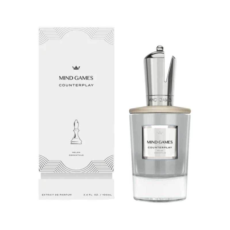 Mind Games Counterplay Tester extrait de parfum spray by Mind Games Fragrance, 3.4 oz (100ml), showcasing the perfume bottle.