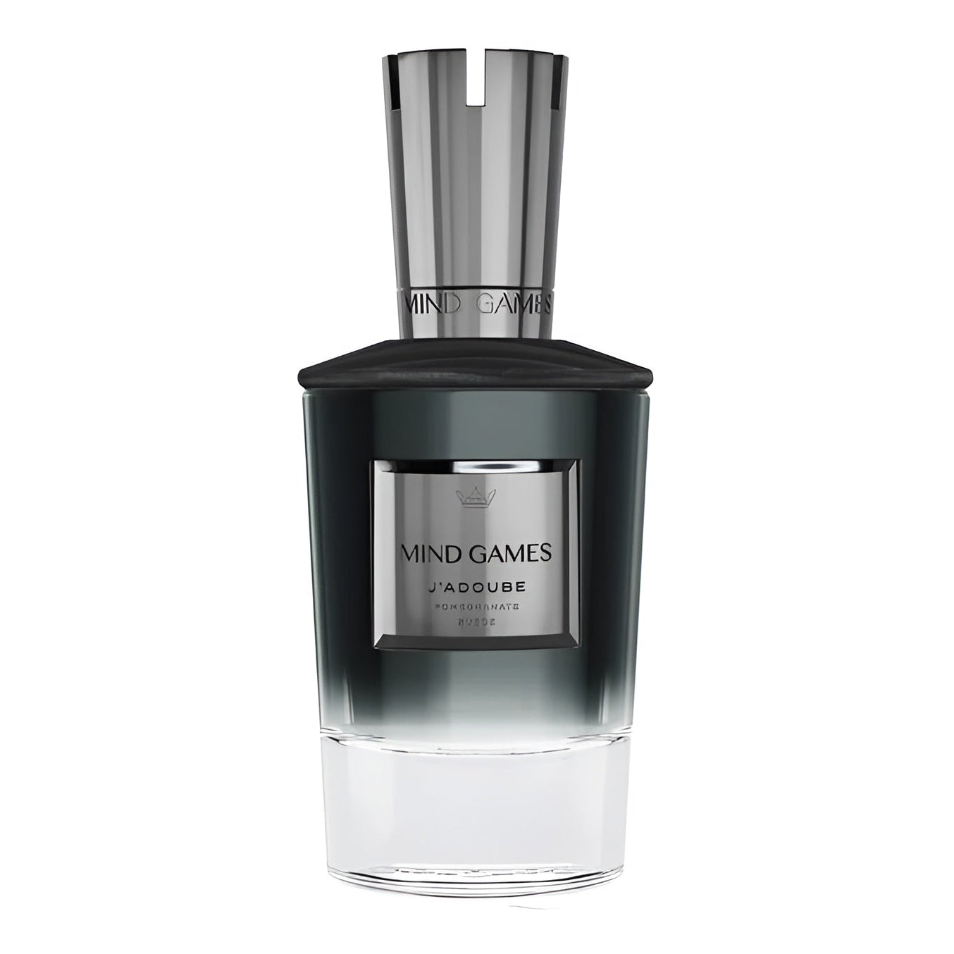 Mind Games Fragrance J'Adoube Extrait de Parfum spray in 3.4 oz bottle, showing elegant packaging and fragrance details.