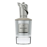 Mind Games Vieri Extrait de Parfum bottle with sleek design from Mind Games Fragrance, displayed on a neutral background.