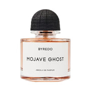 Byredo Mojave Ghost Absolu de Parfum bottle with minimalist design and floral fragrance accents.