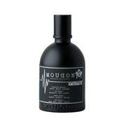 Moudon Embrace Extrait de Parfum spray bottle, 3.4 oz, elegant fragrance bottle with a sleek design and gold accents.