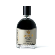 Moudon Extrait de Parfum spray bottle, 3.4 oz (100ml), elegant fragrance container for Moudon Extasie perfume.