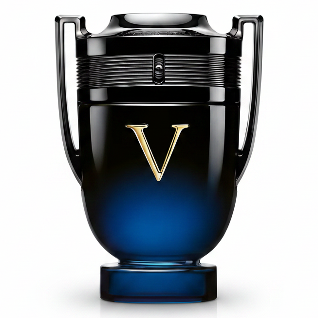 Paco Rabanne Invictus Victory Elixir Parfum Intense spray bottle, 100ml, with sleek packaging and luxurious design.