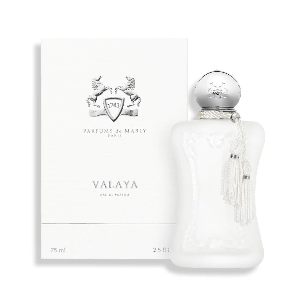 Parfums de Marly Valaya Eau de Parfum spray in 75ml bottle, luxurious fragrance from Parfums de Marly Paris.