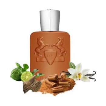 Parfums de Marly Althair Eau de Parfum spray in 125ml bottle, elegant fragrance bottle with gold accents and detailed design.