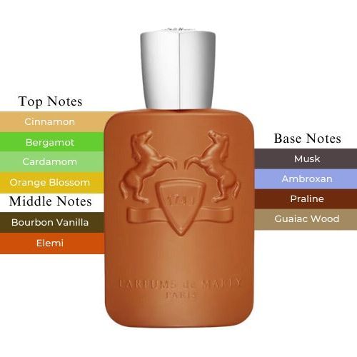 Parfums de Marly Althair Eau de Parfum spray in 4.2 oz (125ml) with elegant bottle, showcasing luxurious fragrance design.