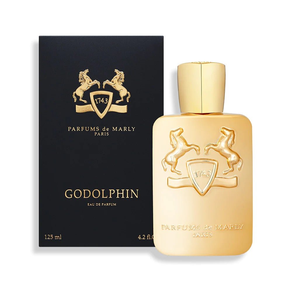 Parfums de Marly Godolphin Eau de Parfum tester bottle, 4.2 oz, spray, elegant packaging, luxurious scent from Parfums de Marly Paris