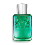 Parfums de Marly Greenley Eau De Parfum spray bottle, 4.2 oz, with elegant packaging and green accents.