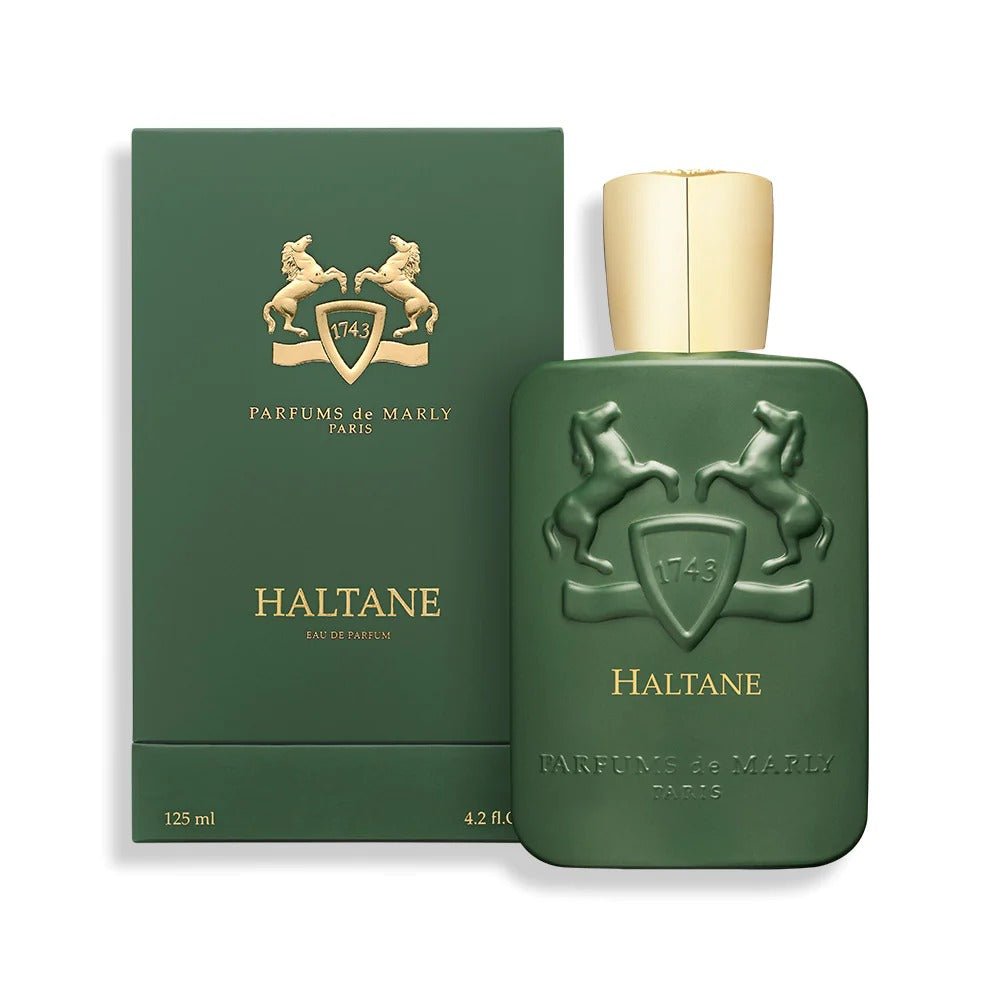 Parfums de Marly Haltane Eau de Parfum spray in a 125ml bottle, featuring elegant packaging and branding.