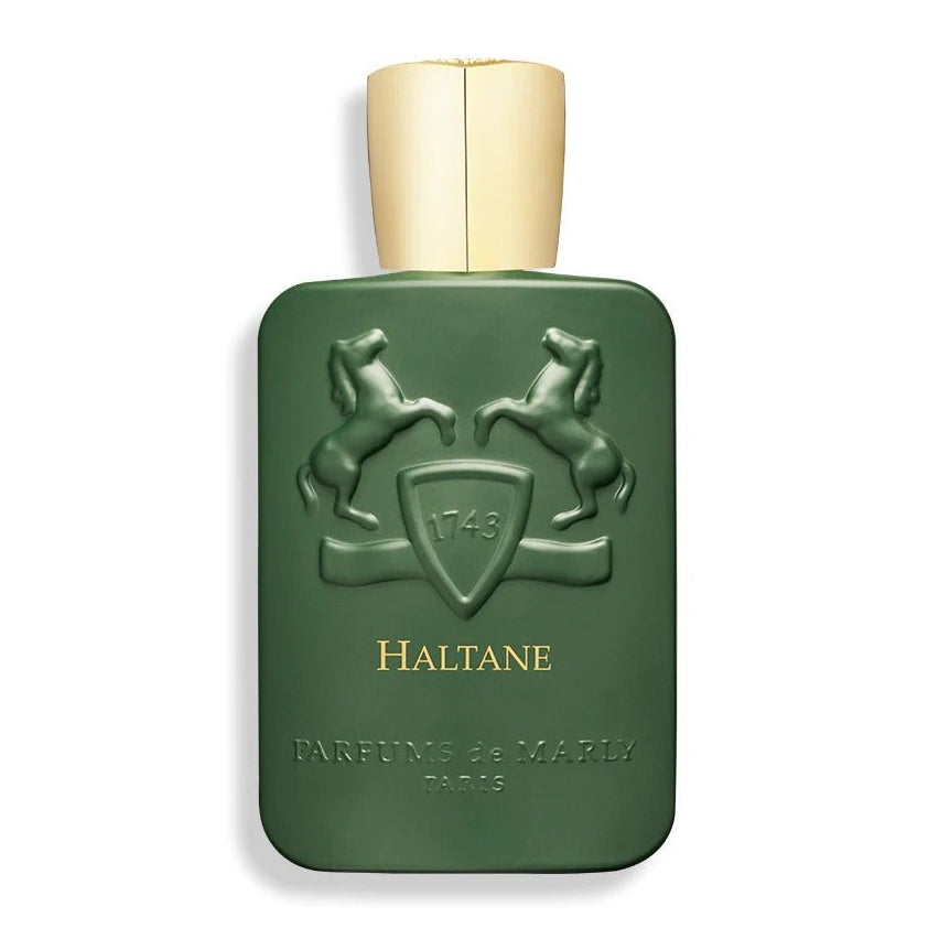 Parfums de Marly Haltane Eau de Parfum spray bottle, 4.2 oz (125 ml), featuring elegant packaging and branding.