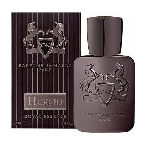 Parfums de Marly Herod Eau de Parfum spray bottle, 4.2 oz, with elegant packaging and branding visible.